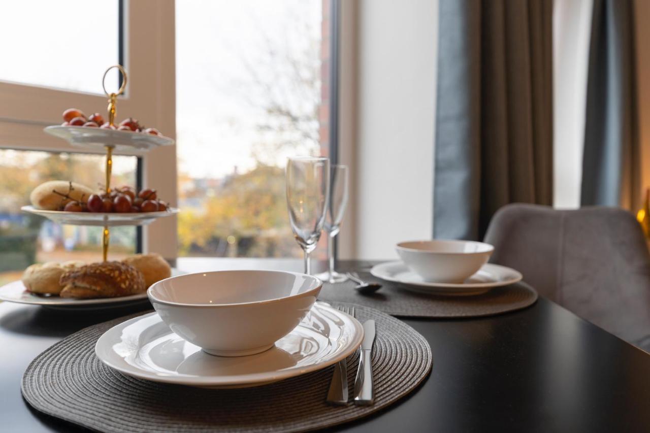 Modernes Apartment Am Gleispark โอลเดนบวร์ก ภายนอก รูปภาพ